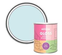 Rust-Oleum Blue Interior Wood Paint in Gloss Finish - Duck Egg 750ml
