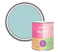 Rust-Oleum Blue Interior Wood Paint in Gloss Finish - Little Cyclades 750ml
