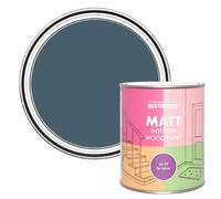 Rust-Oleum Blue Interior Wood Paint in Matt Finish - Blueprint 750ml