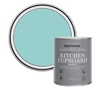 Rust-Oleum Blue Kitchen Cupboard Paint in Gloss Finish - Teal 750ml