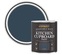 Rust-Oleum Blue Kitchen Cupboard Paint in Matt Finish - Evening Blue 750ml
