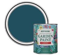 Rust-Oleum Blue Mould-Resistant Garden Paint In Gloss Finish - Commodore Blue 750ml