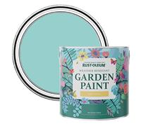 Rust-Oleum Blue Mould-Resistant Garden Paint In Matt Finish - Teal 2.5L