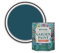 Rust-Oleum Blue Mould-Resistant Garden Paint In Satin Finish - Commodore Blue 750ml