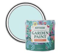Rust-Oleum Blue Mould-Resistant Garden Paint In Satin Finish - Duck Egg 2.5L