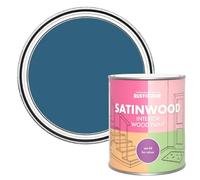Rust-Oleum Blue Satinwood Interior Wood Paint - Cobalt 750ml