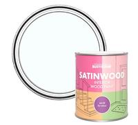 Rust-Oleum Blue Satinwood Interior Wood Paint - Icecap 750ml