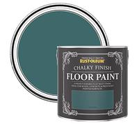 Rust-Oleum Blue Scratch-Proof Floor Paint in Matt Finish - Peacock Suit 2.5L