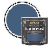 Rust-Oleum Blue Scratch-Resistant Floor Paint in Matt Finish - Blue Silk 2.5L