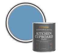 Rust-Oleum Cornflower Blue Satin Kitchen Cupboard Paint 750Ml
