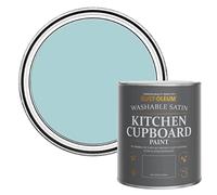 Rust-Oleum Blue Scrubbable Kitchen Cupboard Paint in Satin Finish - Little Cyclades 750ml