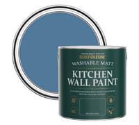 Rust-Oleum Blue Silk Matt Kitchen Wall Paint 2.5L