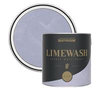 Rust-Oleum Blue Textured Paint for Interior Feature Walls | Limewash Effect Wall Paint - No.614 2.5L