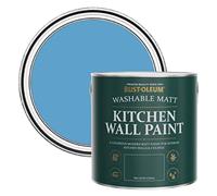 Rust-Oleum Blue Washable Kitchen Wall Paint in Matt Finish - Cerulean 2.5L