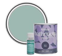 Rust-Oleum Blue Water-Resistant Bathroom Tile Paint in Gloss Finish - Coastal Blue 750ml