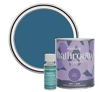 Rust-Oleum Blue Water-Resistant Bathroom Tile Paint in Satin Finish - Cobalt 750ml