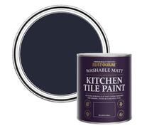 Rust-Oleum Blue water resistant Kitchen Tile Paint in Matt Finish - Odyssey 750ml