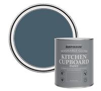 Rust-Oleum Blue Kitchen Cupboard Paint in Gloss Finish - Blueprint 750ml