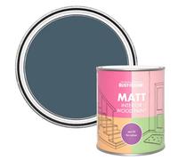 Rust-Oleum Blue Interior Wood Paint in Matt Finish - Blueprint 750ml
