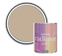 Rust-Oleum Brown Heat Resistant Radiator Paint in Satin Finish - Salted Caramel 750ml