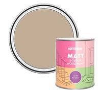 Rust-Oleum Brown Interior Wood Paint in Matt Finish - Salted Caramel 750ml