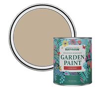 Rust-Oleum Brown Mould-Resistant Garden Paint In Gloss Finish - Salted Caramel 750ml Fence Paint, Shed Paint Fence Paint, Shed Paint
