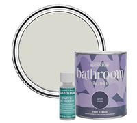 Rust-Oleum Brown Water-Resistant Bathroom Tile Paint in Gloss Finish - Mocha 750ml