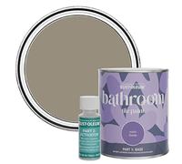 Rust-Oleum Brown Water-Resistant Bathroom Tile Paint in Satin Finish - Cocoa 750ml