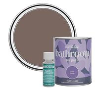 Rust-Oleum Brown Water-Resistant Bathroom Tile Paint in Satin Finish - River’s Edge 750ml