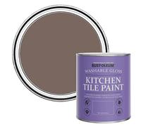 Rust-Oleum Brown Water-Resistant Kitchen Tile Paint in Gloss Finish - River’s Edge 750ml