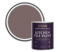 Rust-Oleum Brown water resistant Kitchen Tile Paint in Matt Finish - River’s Edge 750ml