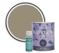 Rust-Oleum Brown Water-Resistant Bathroom Tile Paint in Gloss Finish - Café Luxe 750ml