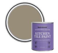 Rust-Oleum Brown Water-Resistant Kitchen Tile Paint in Gloss Finish - Café Luxe 750ml