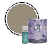 Rust-Oleum Brown Water-Resistant Bathroom Tile Paint in Matt Finish - Café Luxe 750ml