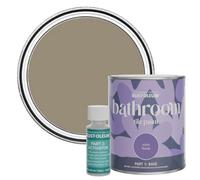 Rust-Oleum Brown Water-Resistant Bathroom Tile Paint in Satin Finish - Café Luxe 750ml