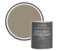 Rust-Oleum Light Brown Scrubbable Kitchen Cupboard Paint in Satin Finish - Café Luxe 750ml