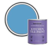 Rust-Oleum Cerulean Gloss Kitchen Tile Paint 750Ml