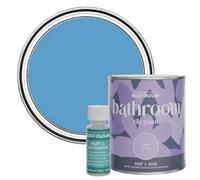 Rust-Oleum Cerulean Matt Bathroom Tile Paint 750Ml