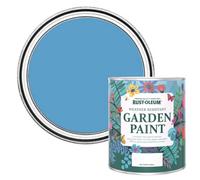 Rust-Oleum Blue Mould Resistant Garden Paint in Matt Finish - Cerulean 750ml