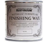 Rust-Oleum Chalk Chalky Furniture Paint - Finishing Wax - Silver 125Ml