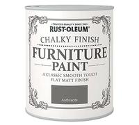 Rust-Oleum Chalk White Chalky Effect Matt Furniture Paint, 2.5L