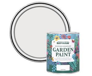 Rust-Oleum Chalk White Matt Multi-Surface Exterior Topcoat Paint, 750Ml Tin