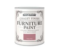 Rust-Oleum Dusky Pink Chalky Effect Matt Furniture Paint, 750Ml