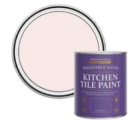 Rust-Oleum China Rose Satin Kitchen Tile Paint 750Ml