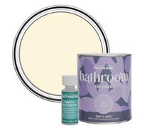 Rust-Oleum Beige Water-Resistant Bathroom Tile Paint in Matt Finish - Clotted Cream 750ml