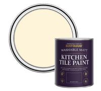 Rust-Oleum Clotted Cream Matt Kitchen Tile Paint 750Ml