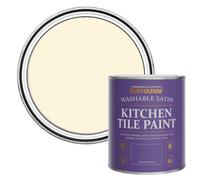 Rust-Oleum Clotted Cream Satin Kitchen Tile Paint 750Ml