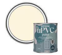 Rust-Oleum Beige uPVC Door and Window Paint In Satin Finish - Clotted Cream 750ml