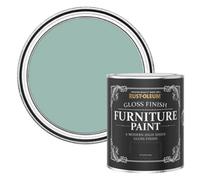 Rust-Oleum Blue Furniture & Skirting Board Paint in Gloss Finish - Coastal Blue 750ml