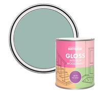 Rust-Oleum Blue Interior Wood Paint in Gloss Finish - Coastal Blue 750ml